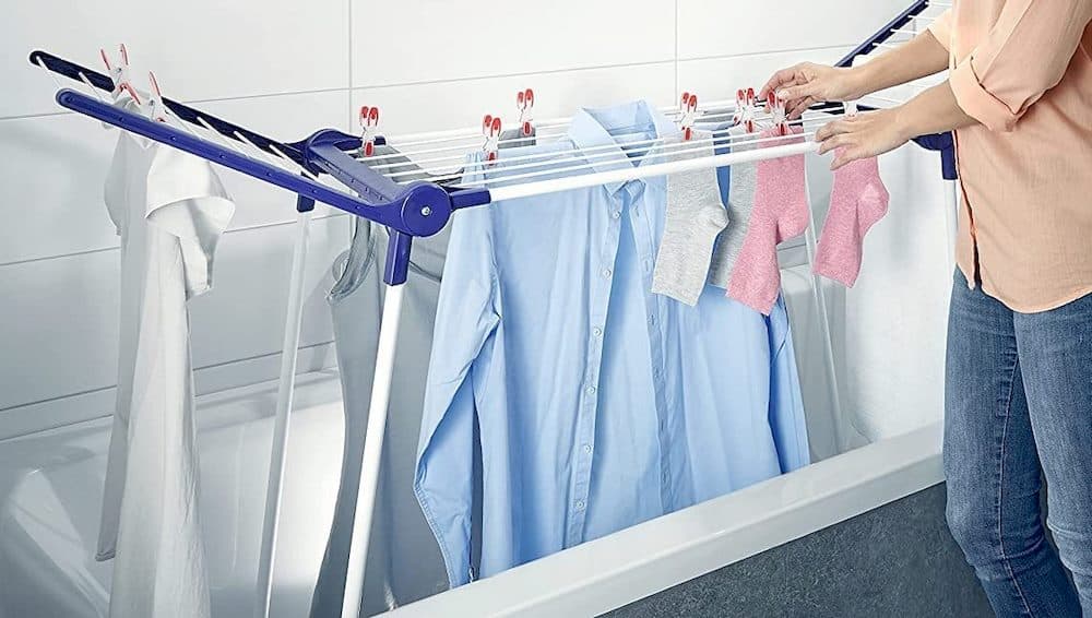 Séchoir à Linge Mural Extensible Leifheit - étendoir Pliable 45 Cm - Bon état